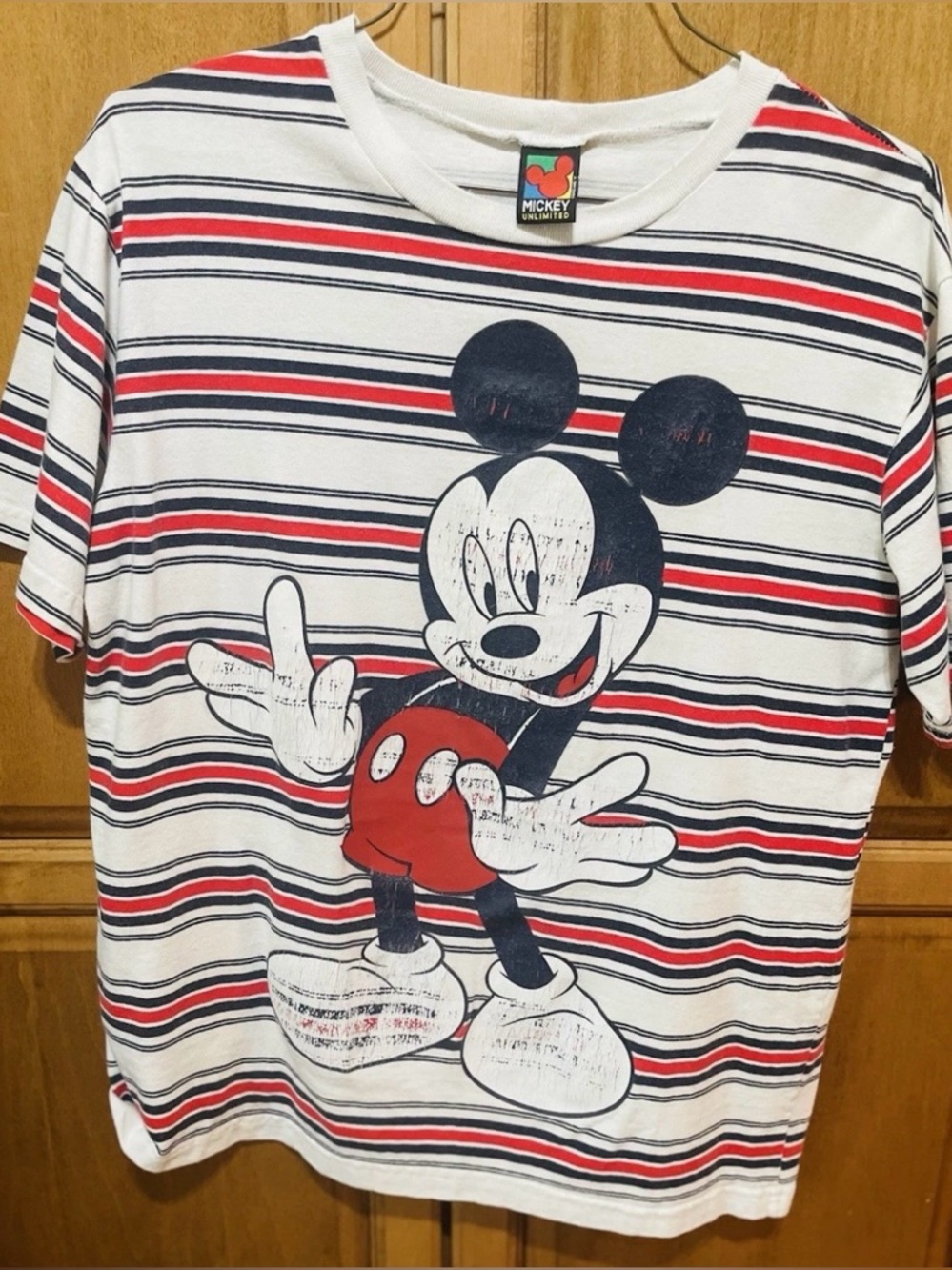 Vintage Mickey Mouse official Disney merchandise tshirt. size XLG.